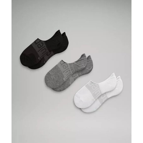 Womens No-Show Multicolor Socks Pack Of 3 Pairs With Active Heel Grip - Picture 1 of 1